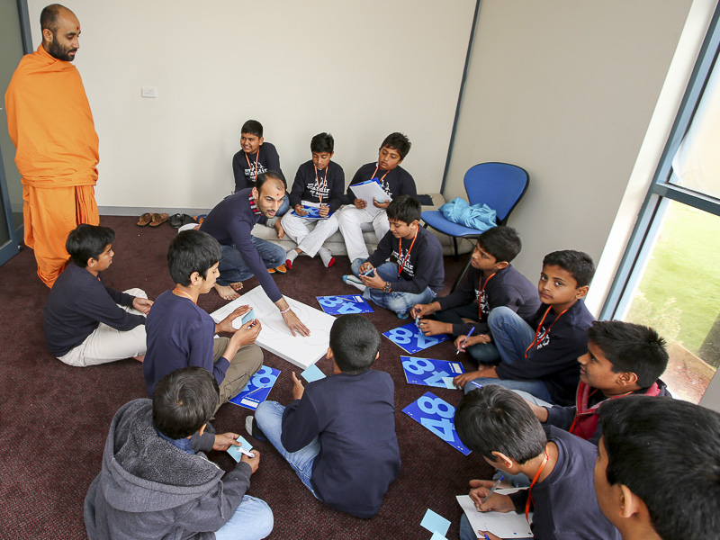 Children in group sessions 