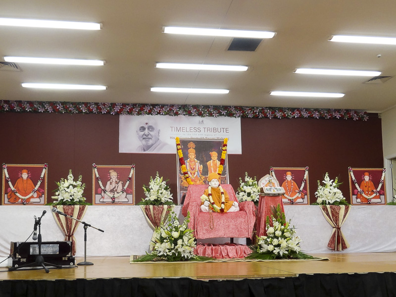 Tribute Assembly in Honor of HH Pramukh Swami Maharaj, Wellington
