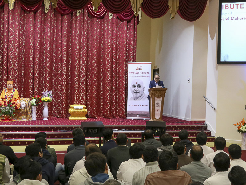 Tribute Assembly in Honor of HH Pramukh Swami Maharaj, Adelaide