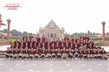 Students at Swaminarayan Akshardham, Gandhinagar