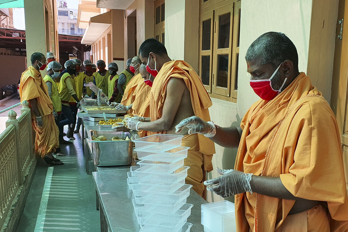 BAPS Community Services During the Coronavirus Lockdown, Jaipur