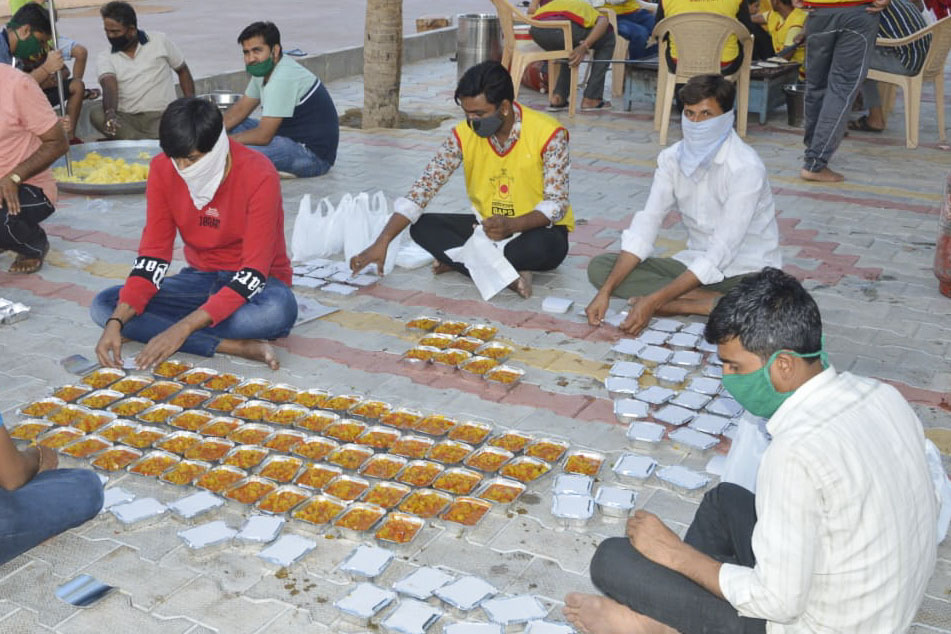 BAPS Community Services During the Coronavirus Pandemic, Sirohi