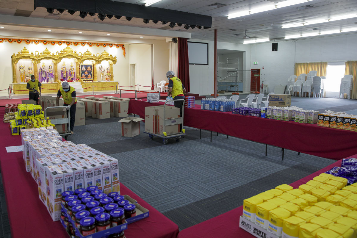 BAPS Provides Assistance During Coronavirus Pandemic, Perth