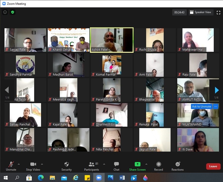 Virtual Teachers' Training-2020 