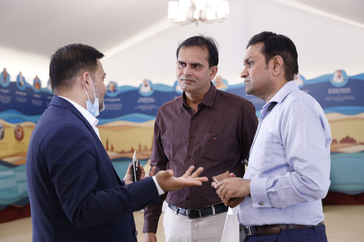 Gujarat State Delegation Visit BAPS Hindu Mandir, Abu Dhabi, UAE