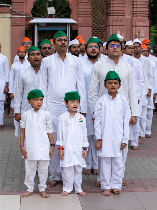 Mahant Swami Maharaj Celebrates India's Azadi ka Amrit Mahotsav, Ahmedabad
