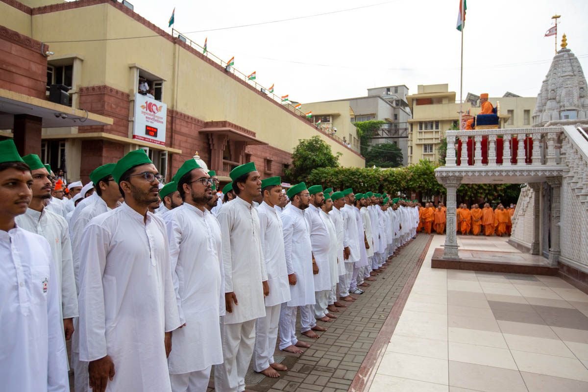Mahant Swami Maharaj Celebrates India's Azadi ka Amrit Mahotsav, Ahmedabad