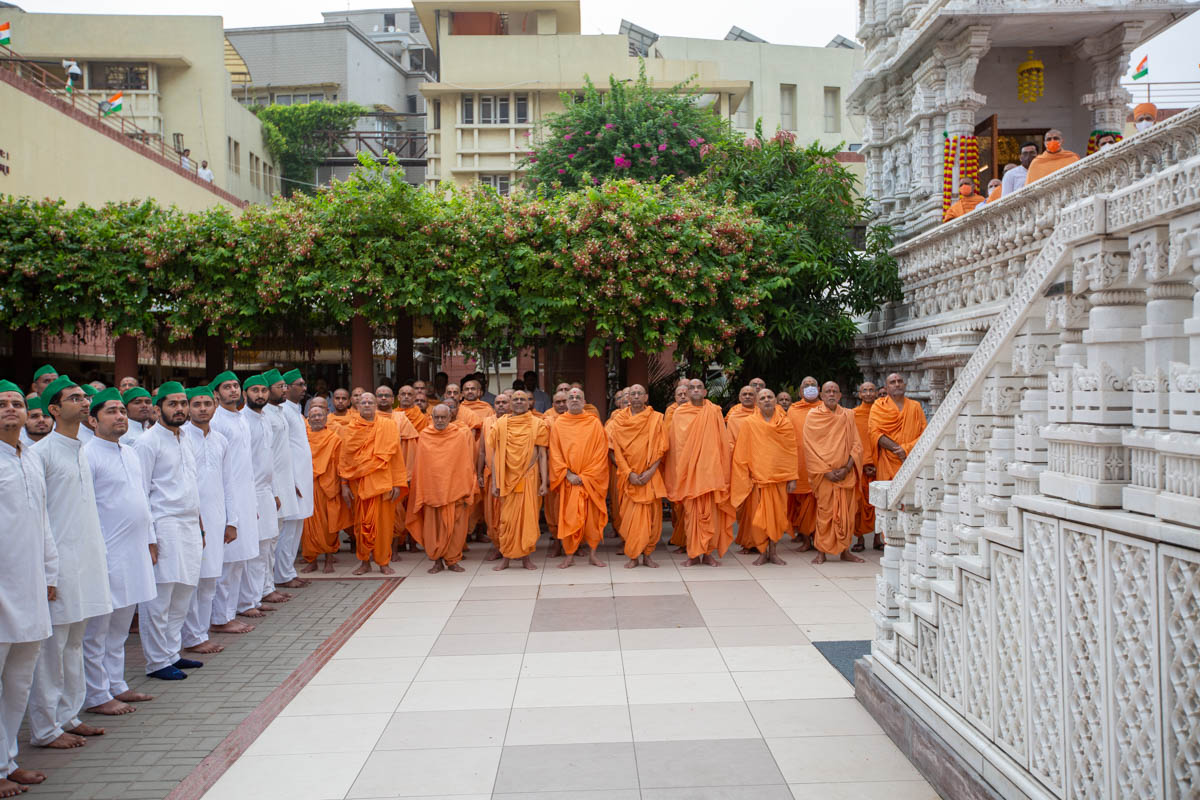 Mahant Swami Maharaj Celebrates India's Azadi ka Amrit Mahotsav, Ahmedabad