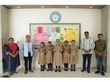 Dr. Anil Bharadwaj(Indian Astrophysicist and Director of the PRL) being welcomed to SVM Randesan by Students, Teacher and Director.
