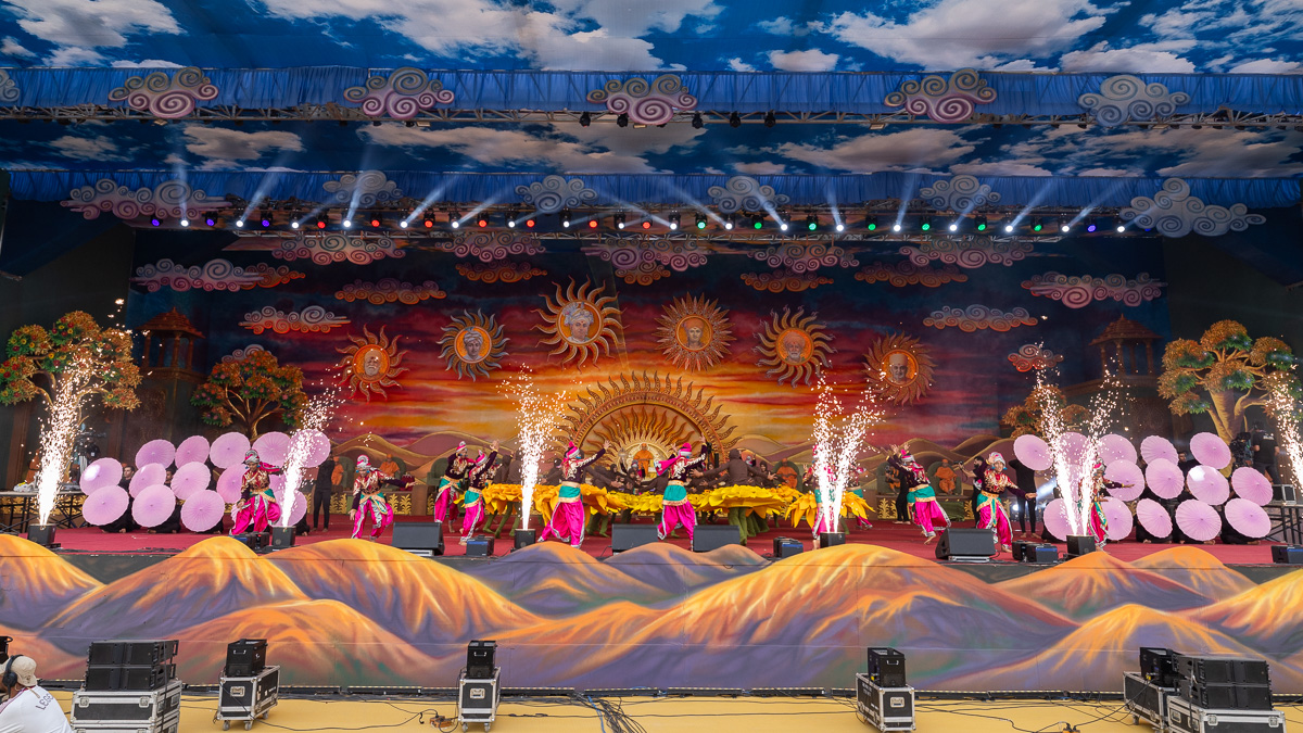 Yuvaks perform a traditional dance