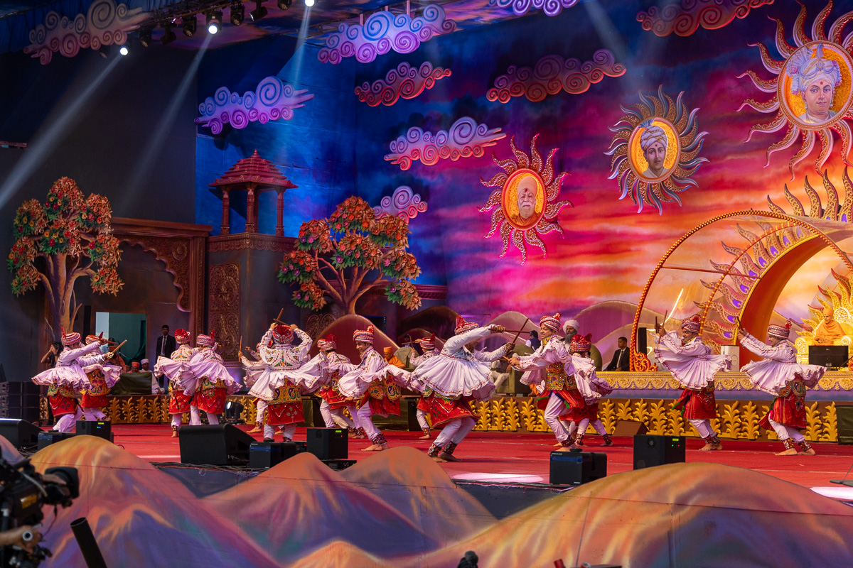 Yuvaks perform a traditional dance