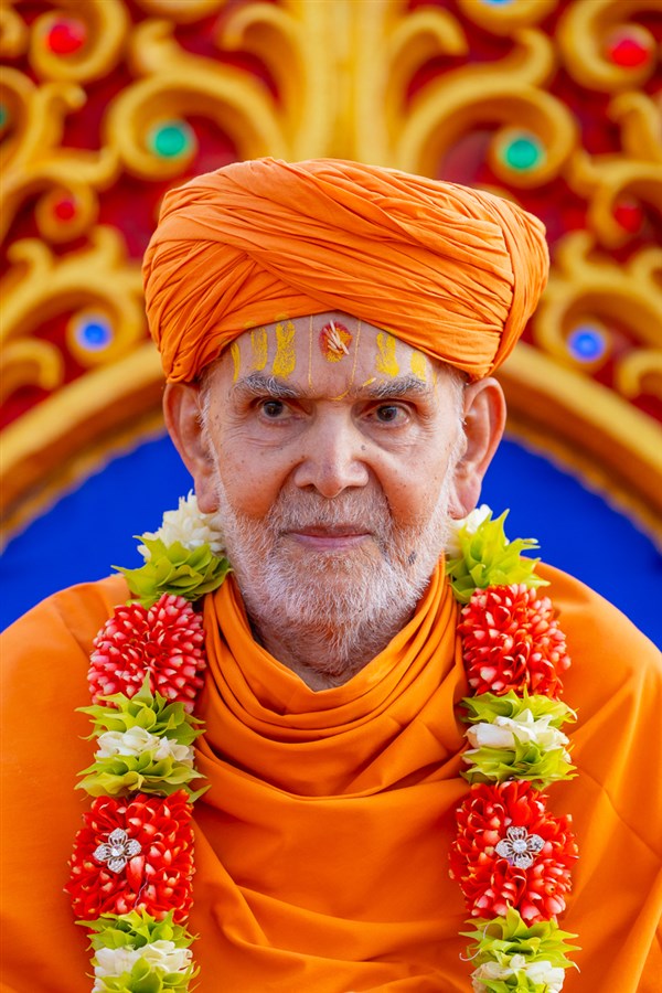 Swamishri during the assembly