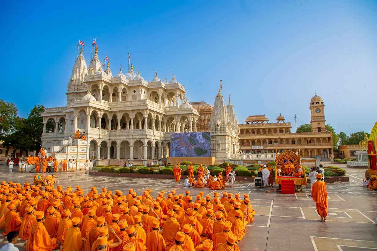 The Rathyatra celebration assembly