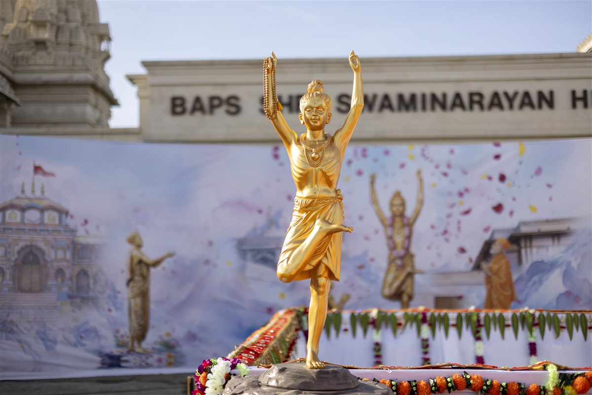 Tapomurti Nilkanth Varni Pratham Shila Pujan, London, UK