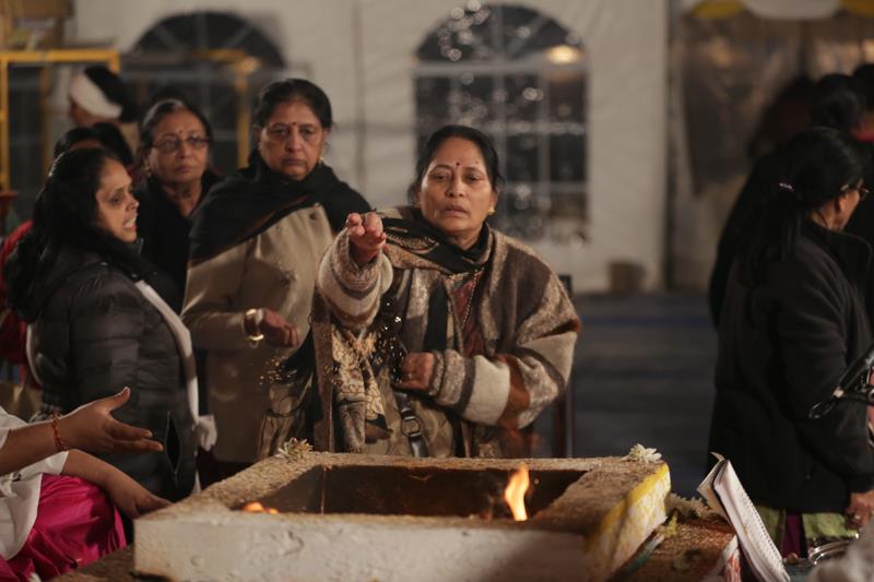 Akshardham Jagatipith Shila Pujan Ceremony, Robbinsville, NJ, USA